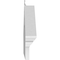 Ekena Millwork Acorn Architectural Grade PVC Combination Pediment, 36"W x 15-7/8"H x 2-3/4"P (Pitch 6/12) PEDPC036X160ACR00 - alternate 5